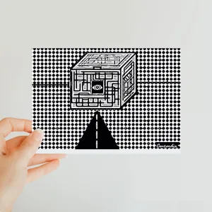 The Cube Classic Postcard