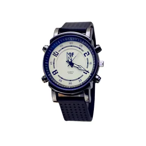 The Gerat Decorative Rubber Strap Watch (White)