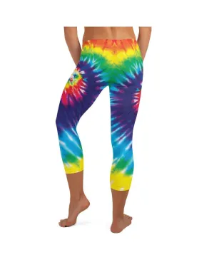 Tie Dye Swirl Capris