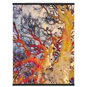 Tree Curls Premium Matte Paper Poster with Hanger Wall Art