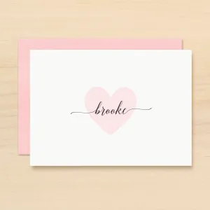 Valentine Personalized Stationery