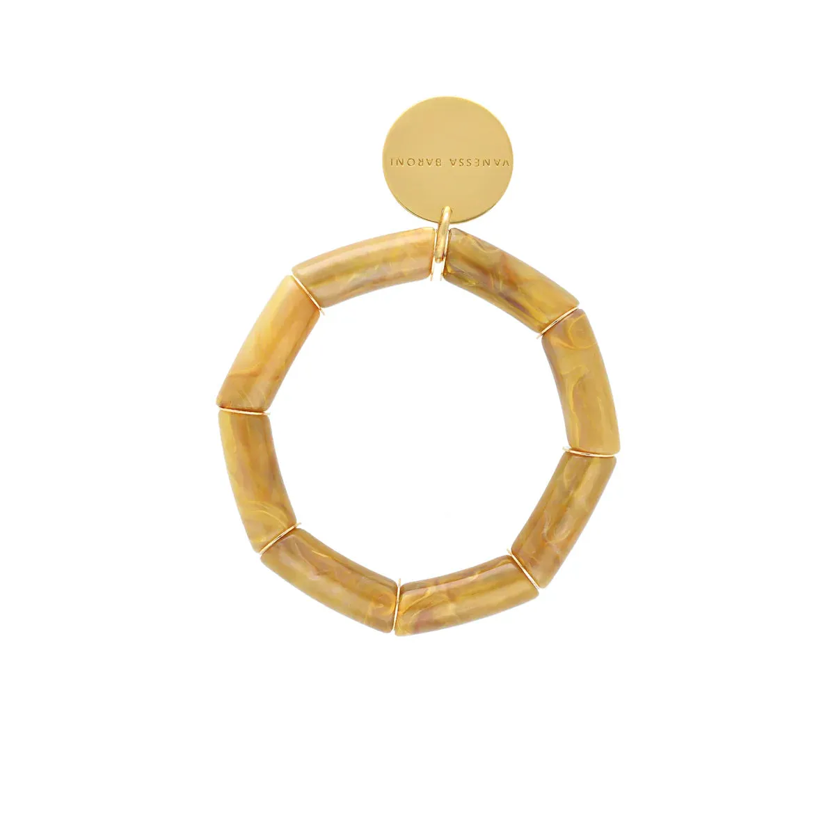 Vanessa Baroni - Flex Bracelet Ocher Marble