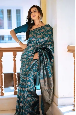 WOMEN CLASSIC BANARASI  UPPADA SLIK SAREE