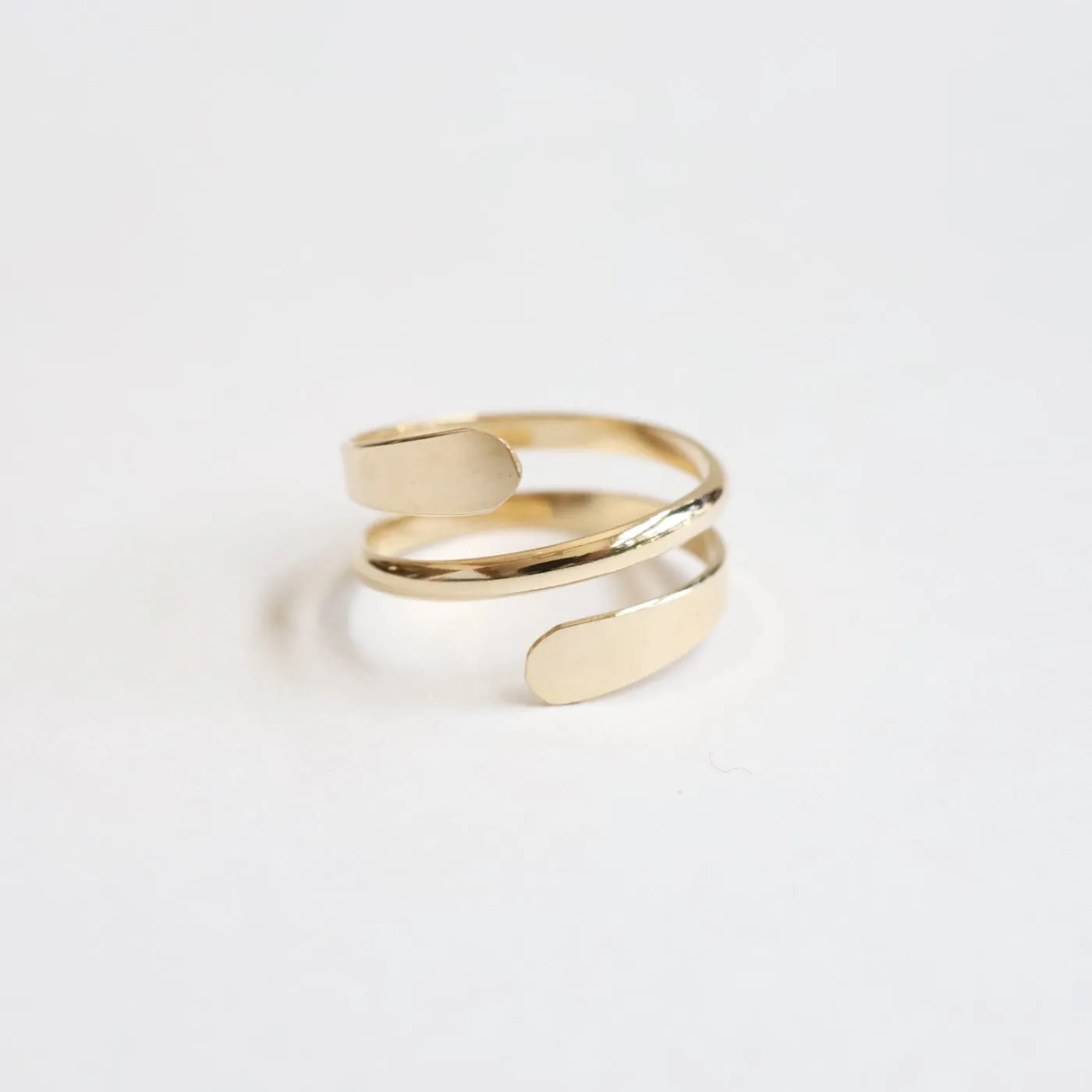 Wrapped Coil Ring - Gold Filled