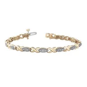 Yellow Gold and Diamond Bracelet